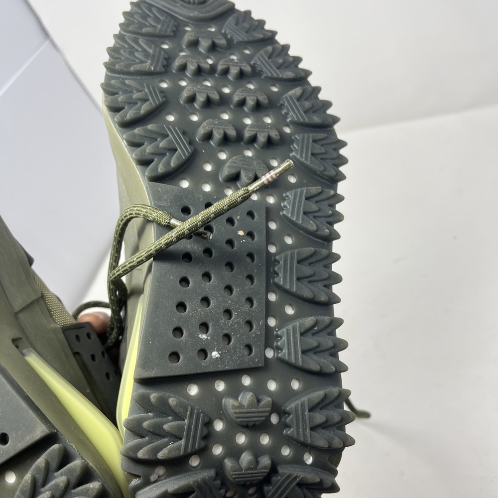 Adidas x Pharrell HU NMD S1 RYAT Men's Size 8 Focus Olive Sneakers IE4686 - Picture 5 of 14